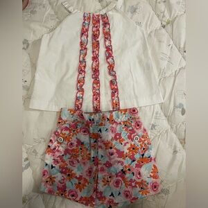 Janie and Jack  Floral Tank with Shorts